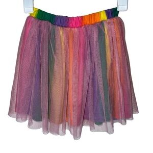 Trolls World Tour Rainbow Tutu Skirt Size 6X